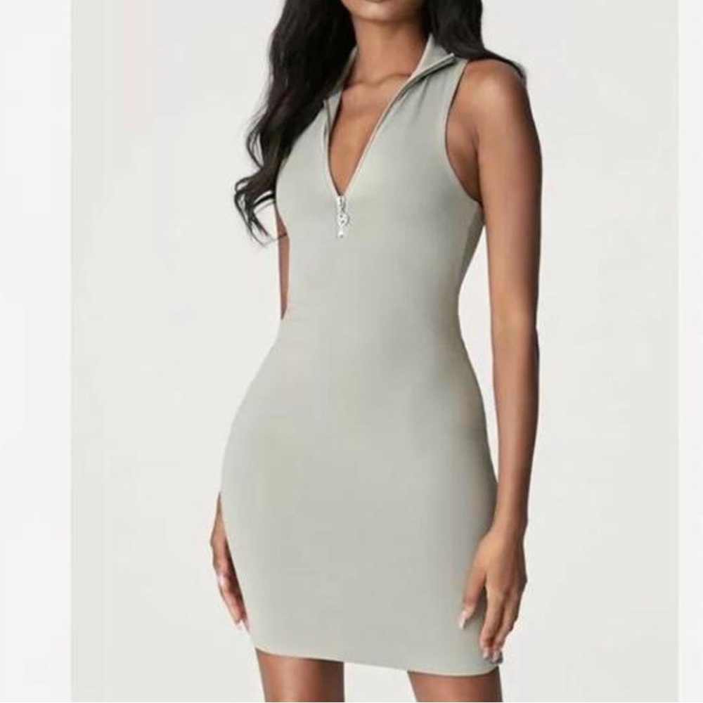 Meshki Olive Green Dress